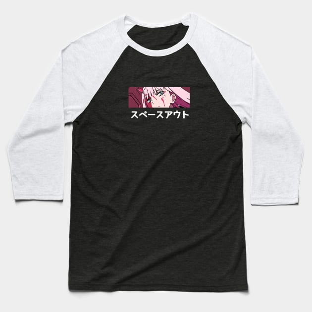 Darling in the Franxx  Zero Two Color Anime Manga Girl Text Baseball T-Shirt by MaxGraphic